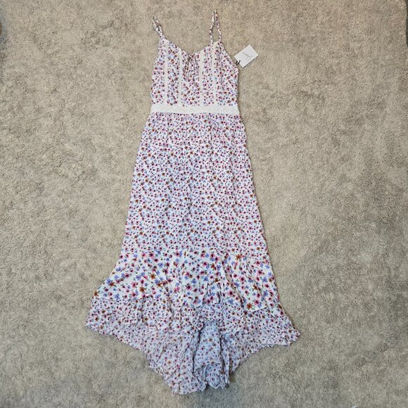 👗JAPNA summer miniature floral print ruffled spaghetti strap dress👗 - Picture 1 of 15